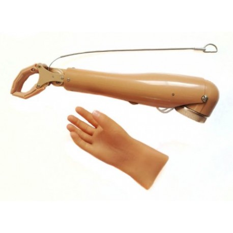 Proteză de braţ funcţională acţionată prin cablu